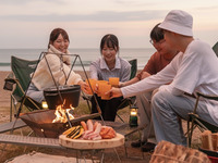 【BBQ+焚き火+醤油ラーメン】準備・片付け不要の手ぶらプラン♪【2名分～】