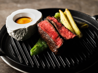 【Seasonal＃2】メインは厳選和牛炭火焼き＆フリーフロー付！ 全7品