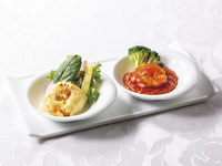 【2025七五三お祝いコース】　七五三対象のお子様キッズプレートご注文で「桃饅頭」「千歳飴」プレゼント　その他コース6600