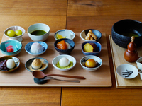 みつや小皿御膳 12種・抹茶付き