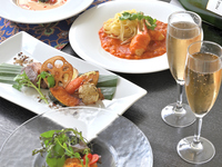 【Dinner】 🎄🌟クリスマスコース＋ロゼスパークリングワイングラ🌟🎄