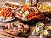 Winter Luxury! Special Miso Butter Crab Hot Pot & BBQ Course