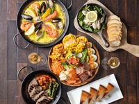 【120分飲み放題】選べるパエリア！広島スパニッシュ堪能プラン全９品