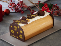 ブッシュ ド ノエル　～マロンショコラ～　(約8cm×17cm)