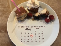 Various celebratory dessert plates (please write your message in the request field)