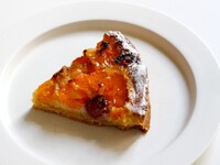 Tangerine and strawberry tart