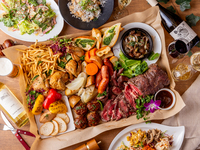 《超超プレミアム飲み放題120分》肉のオールスター！すべてを詰め込むとてつもない爆盛★響・シャンパン付き