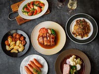 [Recommended for a casual end-of-year party!] Kyoto Mochi Pork steak as the main course, pasta made with seasonal ingredients, and other 7 other dishes. 90 minutes of all-you-can-drink included. 5,500 yen (tax included)