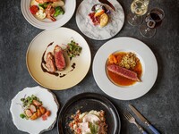 [Holy Night] Christmas Course -2025- ★ Double main course of Saroma Wagyu beef and roasted Kyoto duck, with a sparkling toast and tea after the meal. Christmas Eve only★ 10,000 yen (tax included)