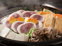 [使用鴨川調味浴席]鴨鍋套餐，共5道菜