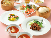 [Lunch] Higashiyama course 7 dishes including 4 kinds of cold dishes,  mini shark's fin soup, and beef