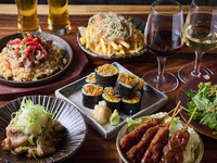 Includes one drink [Take: Shibuya Tongue-in Course] From sushi rolls to the main charcoal grilled dish and garlic rice to finish off the meal! Entry ends at 6:30 PM