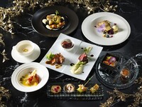 Skyscraper dinner course