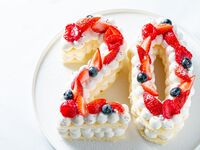 【2月24日(祝月)限定】オリジナルナンバーケーキ(二桁)