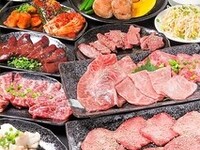 【90分食べ放題】黒毛和牛上カルビ、牛上タンなど『85品食べ放題Bコース』4500円(税抜)