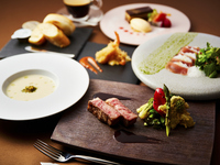 Luxurious course of chargrilled Japanese black beef steak ¥5,500 incl. tax