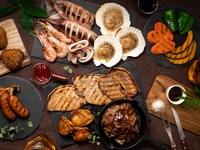 【シーサイドDXエリア】BBQ海鮮コース（ALLドリンク飲み放題付き）