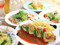 Azalea Party Plan ¥7,000 course (6 dishes + 90 minutes all-you-can-drink)