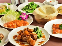 [New - 2 hours all-you-can-drink included] ◎ Our proud "Tianjin duck", our classic Chinese dishes such as yakitori and Shanghai fried noodles <7 dishes in total> [Peony] 7 dishes
