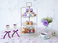 [Weekday Special Price] Violet & White Grace Afternoon Tea + 30 Free Flow Beverages