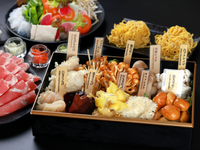 ¡Limitado a Hinamatsuri! Shabu-shabu de cordero con setas raras G Course＞