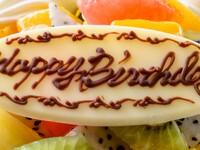 【アフタヌーンティーご利用のお客様限定】メッセージチョコプレート（1枚330円）