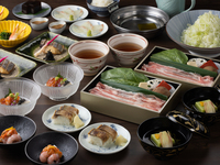 【個別鍋の出汁しゃぶ】四季会席 「賞花 しょうか」（厳選豚肉）＊前日までの要予約