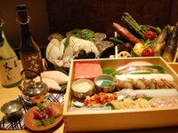 Lunch: A la carte plan with four small dishes: 8,800 yen (tax included)