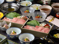 [Individual hot pot dashi shabu-shabu] Celebration Kaiseki "Senju" (Wagyu beef and carefully selected pork) *Reservations required by the day before