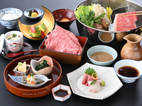 Lunch — Sukishabu Kaiseki “Bamboo” (sukiyaki & shabu-shabu multi-course)