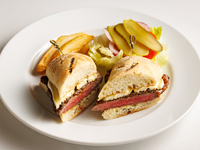 [Take out] Sirloin cheese steak sandwich