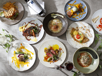 【Autumn Tribe】選べるプリフィックスランチ2品＋乾杯スパークリングワイン＋TWGカフェフリー(平日/土日祝)