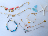 Making a pebble bracelet