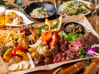 ビアガーデンプラン《超プレミアム飲み放題120分》肉のオールスター！すべてを詰め込むとてつもない爆盛★響付き