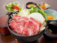 Sukiyaki set meal <Dinner>