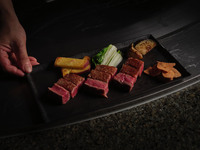 [Limited time offer] Omi beef x Matsusaka beef tasting course～Glass Champgne～