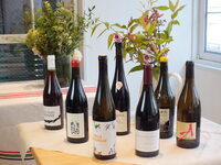 シェフのおまかせコース5皿　と　自然派ワインペアリング５種