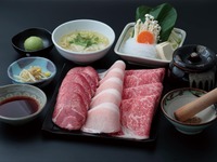 <Special Selection> [Matsusaka Course] ￥6,500 Enjoy the delicious taste of Matsusaka beef thigh meat from Mie Prefecture and choose your favorite two types of meat! You can fully enjoy Matsusaka beef and a variety of flavors.