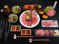 Yakiniku Chosuke Wagyu Beef Intensive Course (7,810 yen)
