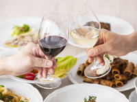 【乾杯スパークリング付き】グレードアップディナーコース