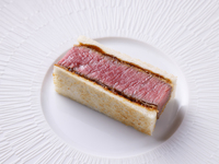 Wagyu beef fillet cutlet sandwich