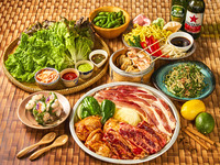 テラスでアジアンBBQプレミアムプラン　料理のみ