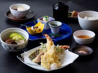 季節御膳～季節の天ぷら御膳 +珈琲