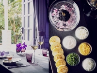 【ランチ・ディナー各1組限定 半個室プラン】季節の食材を使ったデギュスタシオンコース キャビア・プレステージペアリングワイン付き