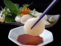 [a La carte meal] Scallop sashimi