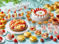 夏いちごのスイーツビュッフェ/小学生