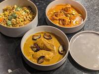 New 【Biryani Lunch】Biryani+2kinds spice curry +Mix Salad with Coffee or Spice Tea or Chai