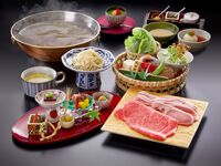  KOGANE SHABUSHABU COURSE (High Quality Marbled Beef + Premium Pork )