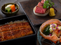 【5/18～数量限定】夏の「贅沢三昧」特別会席 全7品　～鰻重　神戸牛ステーキ　蟹酢甲羅盛り～ 