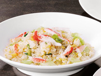 蟹とレタスの炒飯 